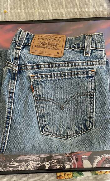Vintage Levi's 550 Orange Tab Relaxed Fit Tapered Leg denim Jeans - Picture 1 of 1